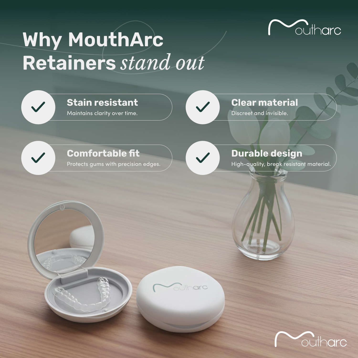 MouthArc Custom Clear Retainers