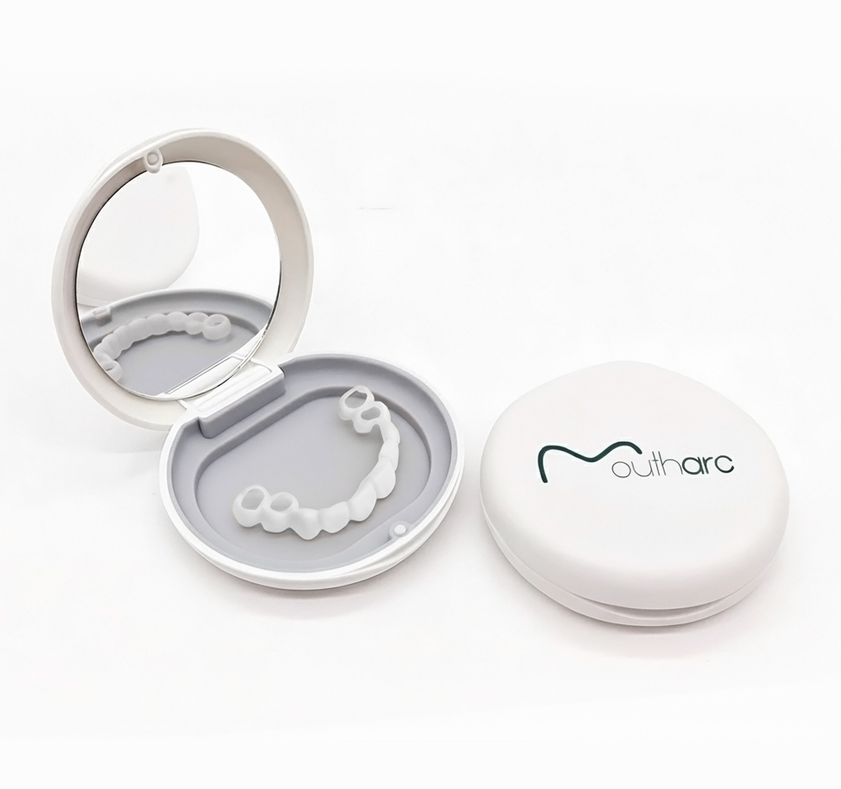 Custom Snap-On Veneers - Dual Arch - Bright White