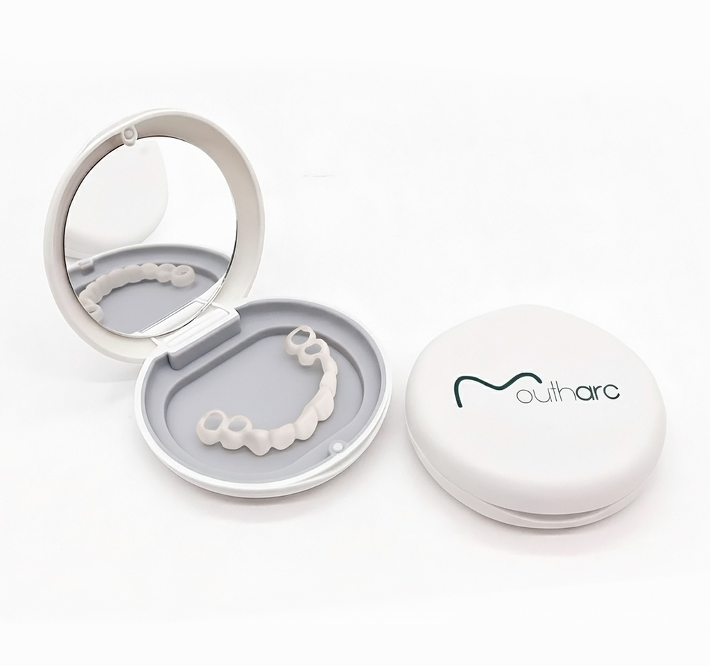 Custom Snap-On Veneers - Dual Arch - Natural White