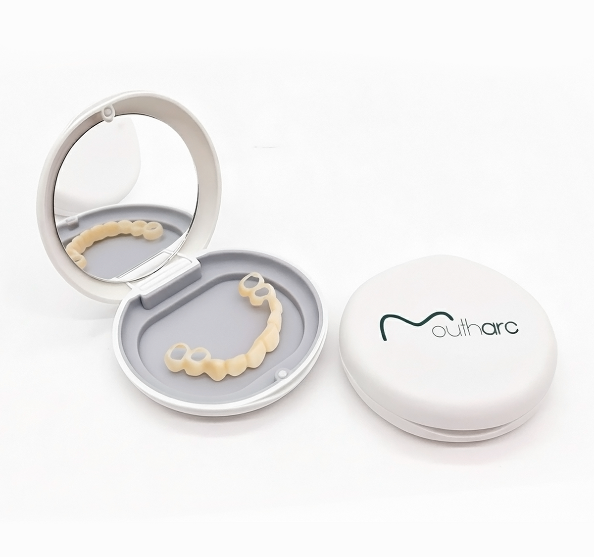 Custom Snap-On Veneers - Single Arch - Warm White