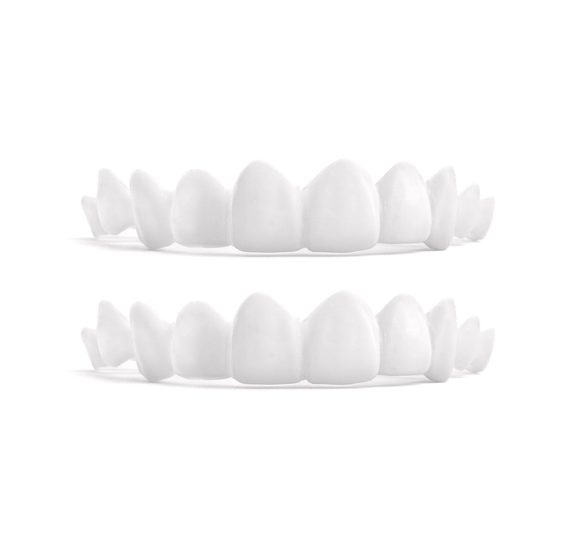 Custom Snap-On Veneers - Dual Arch - Bright White